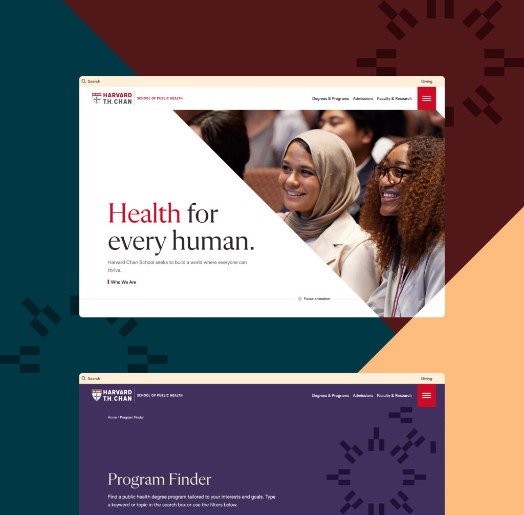 Harvard T.H. Chan School of Public Health Rebrand | Ben Wallace